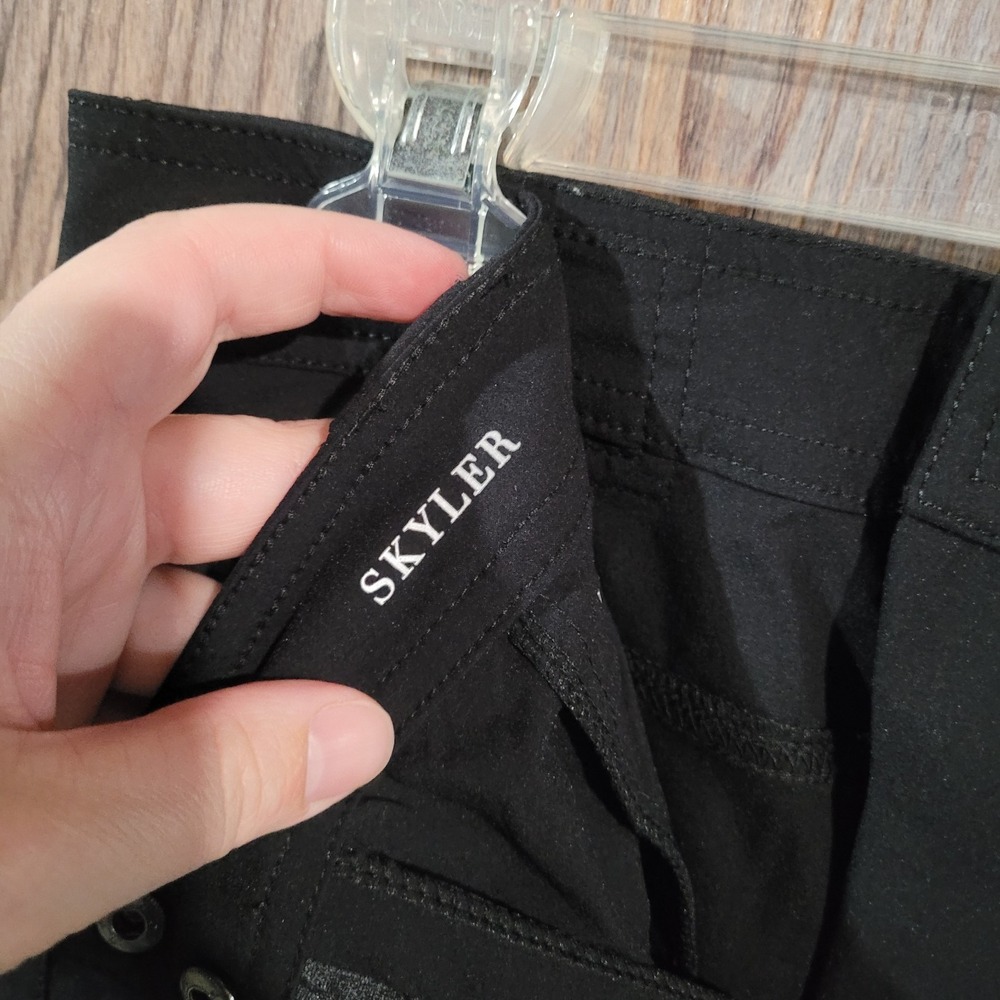 Anatomie Skyler Travel Pant XL x 31 Black Slim Fit Lightweight UV Protection - Picture 12 of 15